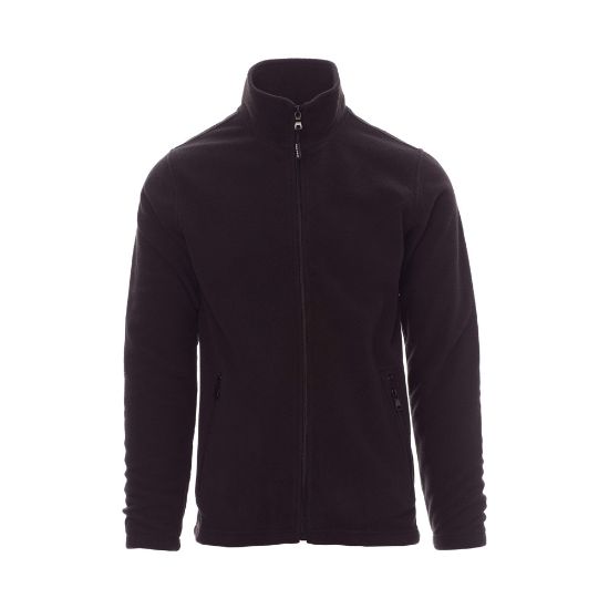 Εικόνα της Ζακέτα fleece μαύρη 04.30.NEPAL(B) με φερμουάρ
