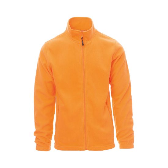 Εικόνα της Ζακέτα fleece πορτοκαλί 04.30.NEPAL(OR) με φερμουάρ