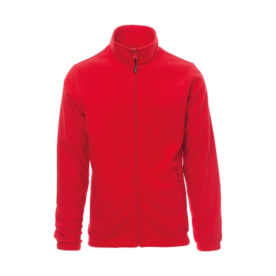Εικόνα της Ζακέτα fleece κόκκινο 04.30.NEPAL(RE) με φερμουάρ