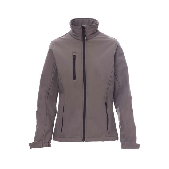 Εικόνα της Τζάκετ γυναικείο soft-shell γκρι 04.30.DUBLIN L(ST)