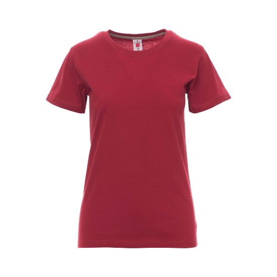 Εικόνα της T-shirt γυναικείο κοντομάνικο μπορντό 04.30.SUNSET L (BOR)