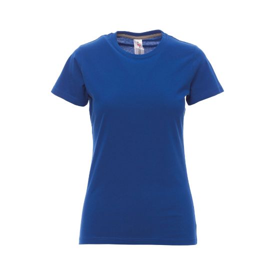 Εικόνα της T-shirt γυναικείο κοντομάνικο μπλε ρουά 04.30.SUNSET L (RB)