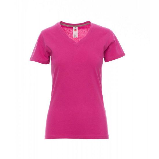 Εικόνα της T-shirt V γυναικείο φούξια 04.30.V-NECK LA(FUC)