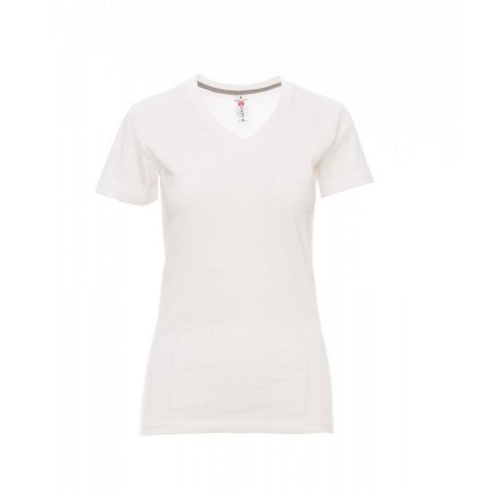 Εικόνα της T-shirt V γυναικείο λευκό 04.30.V-NECK LA(W)