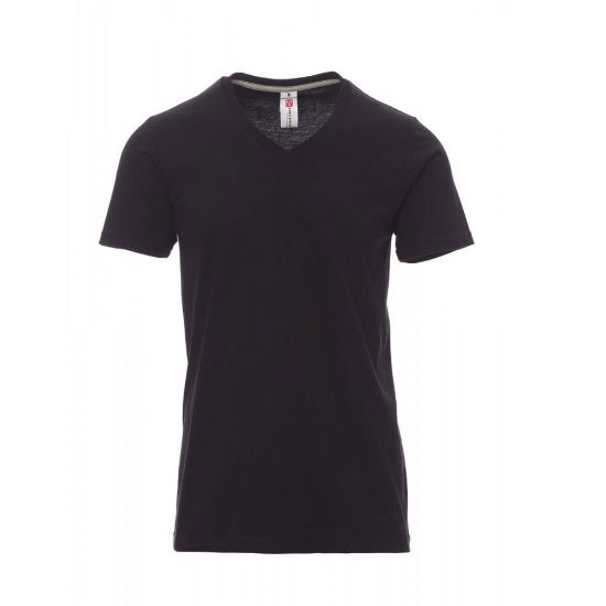 Εικόνα της T-shirt V μαύρο 04.30.V-NECK(BL)