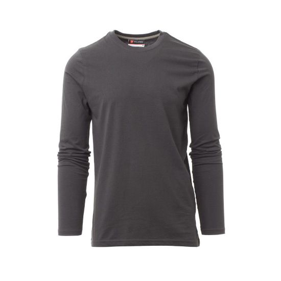 Εικόνα της T-shirt μακρυμάνικο ανθρακί 04.30.PINETA(ANTHR)