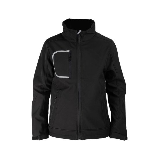 Εικόνα της Τζάκετ μαύρο shoft shell MOLOSSOS 04.09.COMFY(B)