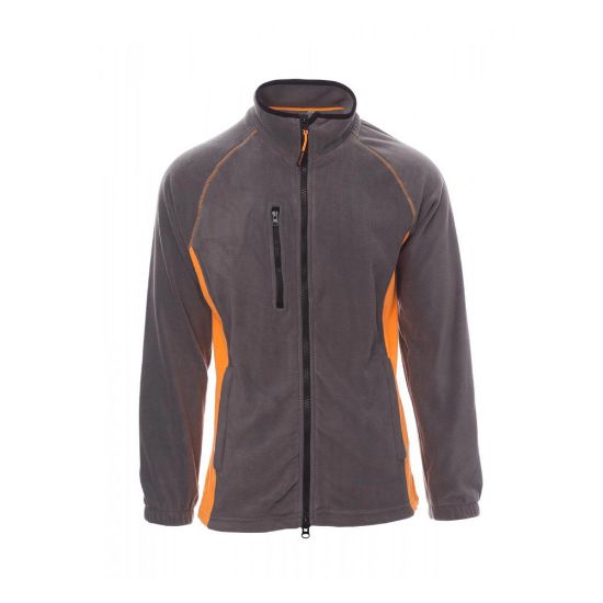 Εικόνα της Τζάκετ Fleece Γκρι - Πορτοκαλί 100% Πολυεστέρας 04.30.ASPEN+(GRE/O)