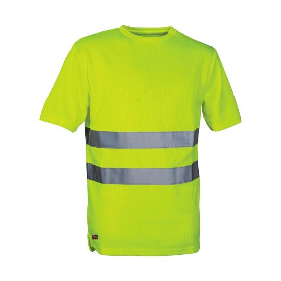 Picture of T-shirt yellow with ref. tapes 04.09.GLOW (Y) MOLOSSOS