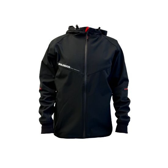 Εικόνα της Τζάκετ μάυρο soft shell 100% πολυεστέρας 04.09.EMBER MOLOSSOS