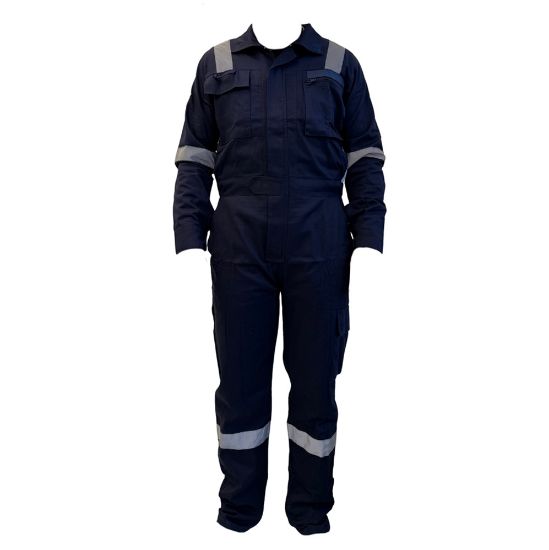 Picture of Coverall navy with. ref tapes 04.04.WERKON(NA)